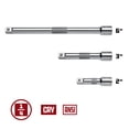 thumbnail image 2 of Powerbuilt 3 Pc. 1/4 in. Drive Extension Bar Set, 2 in., 3 in., and 6 in., 2 of 5