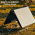 thumbnail image 3 of Meileang Portable Aluminium Camping Picnic Table with Anti-Slip Design Arc-shaped Bracket Support Outdoor Folding Table, 3 of 7