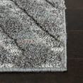 thumbnail image 3 of SAFAVIEH Martha Stewart Lucia Shag Area Rug, Dark Grey/Light Grey, 4' x 6', 3 of 7