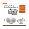 thumbnail image 4 of Sturdy Steel Wire Storage Bin Extra Large Wall-Mounted Organizer, 4 of 5