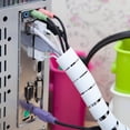 thumbnail image 6 of tooloflife 2M/5M Length Cable Tidy Wrap with Cable Clip Wrap Spiral Cable Management for Home Office TV Wire Organizer, 6 of 7