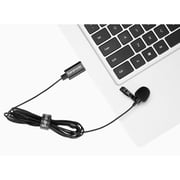 Saramonic SR-ULM10 Clip-On USB Lavalier Microphone for Computers w/ 6.56 (2m) Cable, Clip, Windscreen & Pouch