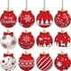 thumbnail image 4 of Adornos navideños de madera para colgar, bolas de Navidad, muñeco de nieve, manualidades para árbol de Navidad, regalos de Año Nuevo para el hogar, 4 of 5