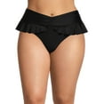 thumbnail image 2 of Time and Tru Women’s and Women’s Plus Ruffle Bikini Bottom, 2 of 4