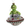 thumbnail image 2 of Holiday Ornaments Alien Riding Ufo Outer Space Ship 2117, 2 of 3