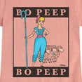 thumbnail image 3 of Toy Story 4 - Type Block Bo Peep - Toddler & Youth Girls Short Sleeve Graphic T-Shirt, 3 of 5