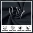 thumbnail image 4 of QPNGRP Men's 7" Athletic Basketball Shorts Workout Gym Quick Dry Shorts Lightweight Mesh Running Shorts Darkgray M, 4 of 7
