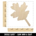 thumbnail image 2 of Oak Leaf Solid Wood Shape Unfinished Piece Cutout Craft DIY Projects - 4.70 Inch Size - 1/4 Inch Thick, 2 of 7