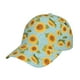 thumbnail image 1 of Fotbe White Polka Dot Sunflower A Gorro Clásico de Béisbol, Gorra Ajustable con Broche Snapback, Gorro de Exterior de Algodón Suave, 1 of 6