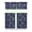 Gothic, variant on Ocean Blue Nautical Curtains Set of 3 - Sailor & Anchor Design Tier and Valance for Kitchen Windows, 54x18 + 2x27.5x36 Inch, Light Filtering Rod Pocket Panels