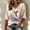 Beige, variant on Womens Alzheimers Awareness Shirts 3/4 Length Sleeve Purple Ribbon Tee Tops Alzheimers Floral & Hummingbird Print V Neck Shirts