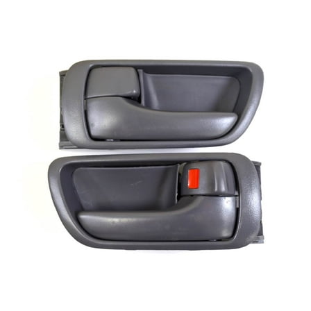 PT Auto Warehouse TO-2469G-DS - Inner Interior Inside Door Handle, Gray - Left/Right Pair