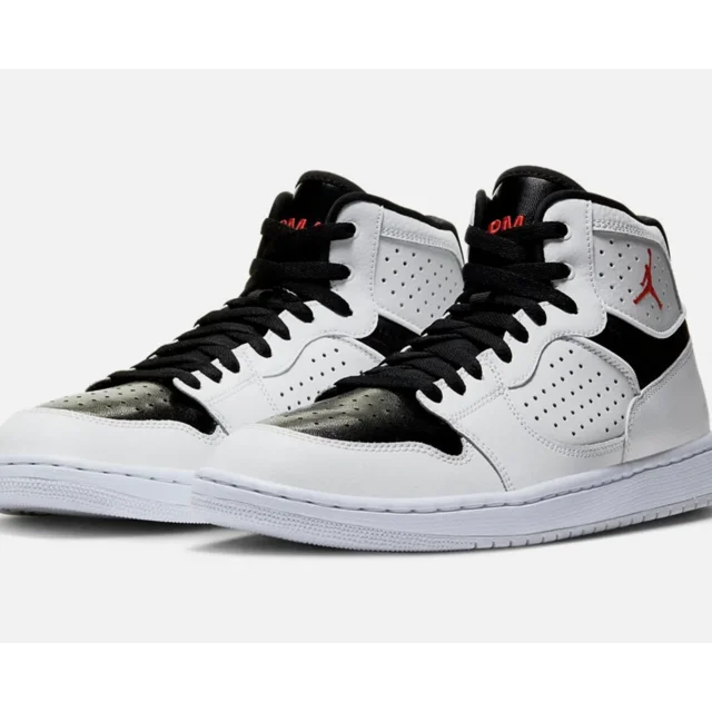 N I-K-E A i r-Jor-dan Access White Gym Red Black Shoes Men SIZE 9.5 AR3762-101