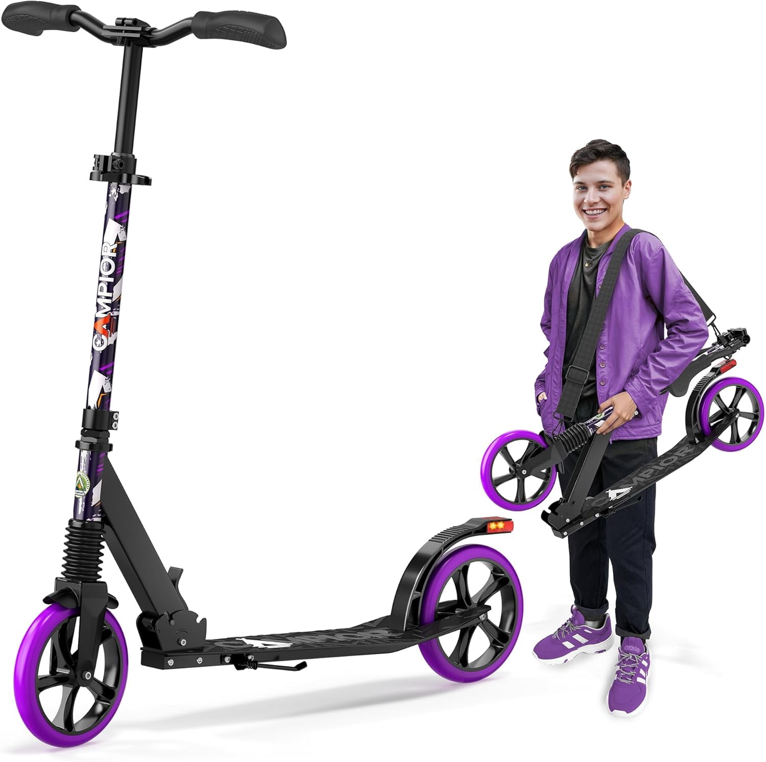 Razor Rollie DLX 3-Wheel Kick Scooter - RRK150, for Child Ages 5+
