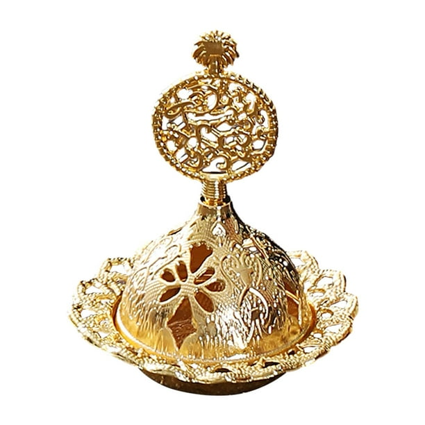 Porta incienso árabe, exquisita mano de obra, regalos navideños, candelabro antiguo Estilo E