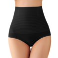 thumbnail image 1 of PEASKJP Shapewear Bodysuits Firm Control and Compression Thong, Black XXL, 1 of 5