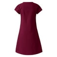 thumbnail image 6 of Summer Dresses For Women 2023 Maxi Cotton Plus Size T-Shirt Dress Cotton Summer Dresses Casual Cotton, 6 of 6