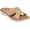Beige, variant on Women's Spenco Kholo Wave Slide Tan Synthetic Nubuck 8 W