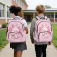 thumbnail image 4 of DISNIMO Axolotl Flower Printed School Backpack for Kids Girls Backpack for Elementary Middle Students 17 Inch Large Bookbag with Front Pocket, Back to School Supplies, 4 of 7