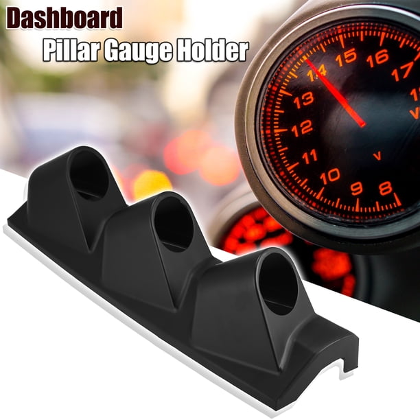 2 52mm Triple 3 Hole Dashboard Dash Gauge Holder Pod Meter Mount Bracket Black 2 52mm Triple 3 Hole Dashboard Dash Gauge Holder Pod Meter Mount Bracket Black