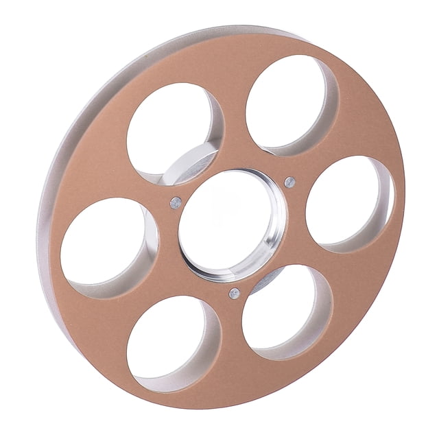 Empty Tape Reel, 6 Hole Aluminum Alloy Universal Open Reel Sound Tape Empty Reel for Reel to Reel, Recording Takeup Reel,Empty Take Up Reel to Reel Tape Hub for NAGRA Tape Recorder