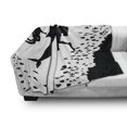 thumbnail image 3 of Dolphin Soft Flannel Fleece Throw Blanket, 2 Scuba Divers and Giant Fish Silhouette Swimming Close to the Reef Monochrome, Cozy Plush for Indoor and Outdoor Use, 70" x 90", Black White, by Ambesonne, 3 of 6