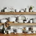 thumbnail image 6 of Staub Cast Iron 5.5-qt Round Cocotte - White, 6 of 8