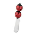 thumbnail image 2 of Mr. Spreader 4-Piece Ladybug Hand Painted Resin Handle with Stainless Steel Blade Cheese Spreader Butter Spreader Knives, 2 of 2