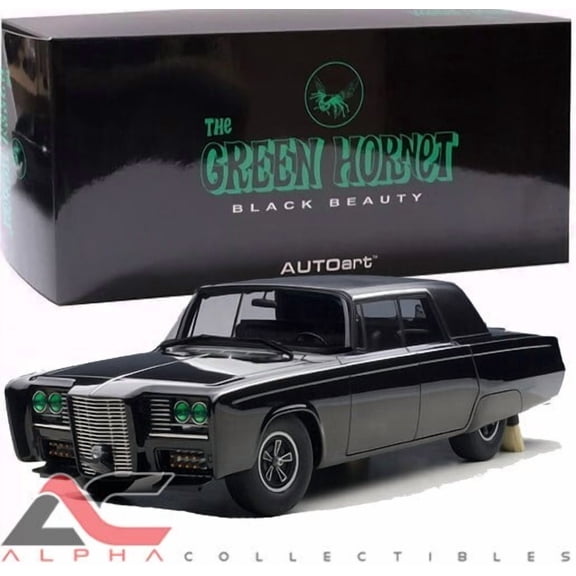 AUTOART 71546 1:18 THE GREEN HORNET TV SHOW CAR "BLACK BEAUTY"