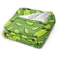 thumbnail image 4 of Pickle Blanket for Women Men, Cute Pickle Themed Design Printed Throw Blankets for Teens Adults Lap, Chair Sofa, Warm Soft Cozy Blanket, 50"x 60", 4 of 6