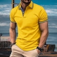 thumbnail image 2 of Afdoent Men's Polo Shirts Male Shirt Short Sleeve Breathable Tennis Summer Leisure Sports Polo Shirts Breathable, 2 of 9