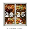 thumbnail image 5 of Unbranded 2025 Christmas Window Clings Christmas Decorations Large Santa Claus Christmas Stickers Xmas Tree Snowflake Window Decals Double Side Holiday Christmas Decor Reusable Decals for Glass, 5 of 5