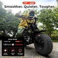 thumbnail image 6 of 99cc 4-Stroke Gas Powered Mini Bike for Teens Ages 13+, Up to 28 MPH, Pull Start, Automatic Clutch, Rear Disc Brake, 145/70-6 Street Tires, 220 lb Capacity, 6 of 8