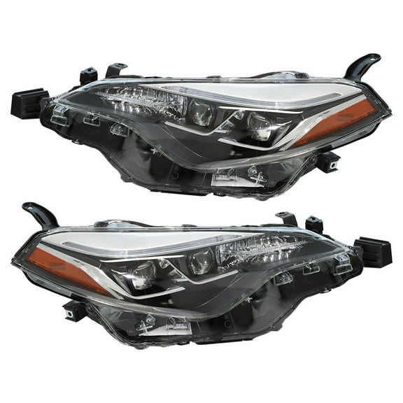 LABLT Projector Headlamps Assembly Replacement for 2017 2018 2019 Corolla SE XLE XSE Sedan Left and Right Headlights
