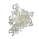 thumbnail image 3 of 2x100x Filigrana Triángulo Conector De 3 Orificios Accesorios De Joyería Plateado Blanco Zulema Conectores de joyería, 3 of 5