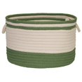 thumbnail image 2 of Bar Harbor Moss Green Band BSKT 14x14x10, 2 of 2