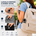thumbnail image 4 of Ventilador Portátil Kimhi Recargable USB 1800mAh con Pantalla LED y 120 Velocidades | Ideal para hogar oficina escuela viajes, 4 of 4