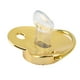 thumbnail image 3 of M Buder Chupón para Bebé Recién Nacido de 6 a 18 Meses Ortodóntico de Silicona Suave Diseño Brillante Color Dorado 6 cm / 2.36 inches Calidad Premium Cuidado Infantil, 3 of 9