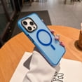thumbnail image 5 of Allytechgroup Slim Phone Case for Apple iPhone 14 Pro Max, Matte Shockproof iPhone 14 Pro Max Cover Compatible with MagSafe, Translucent Slim Fit Cell Phone Case, Blue, 5 of 10
