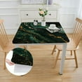 thumbnail image 2 of WYYP Marble Galaxy Black Gold Square Tablecloth 100% Polyester Fiber 40*40, 2 of 8