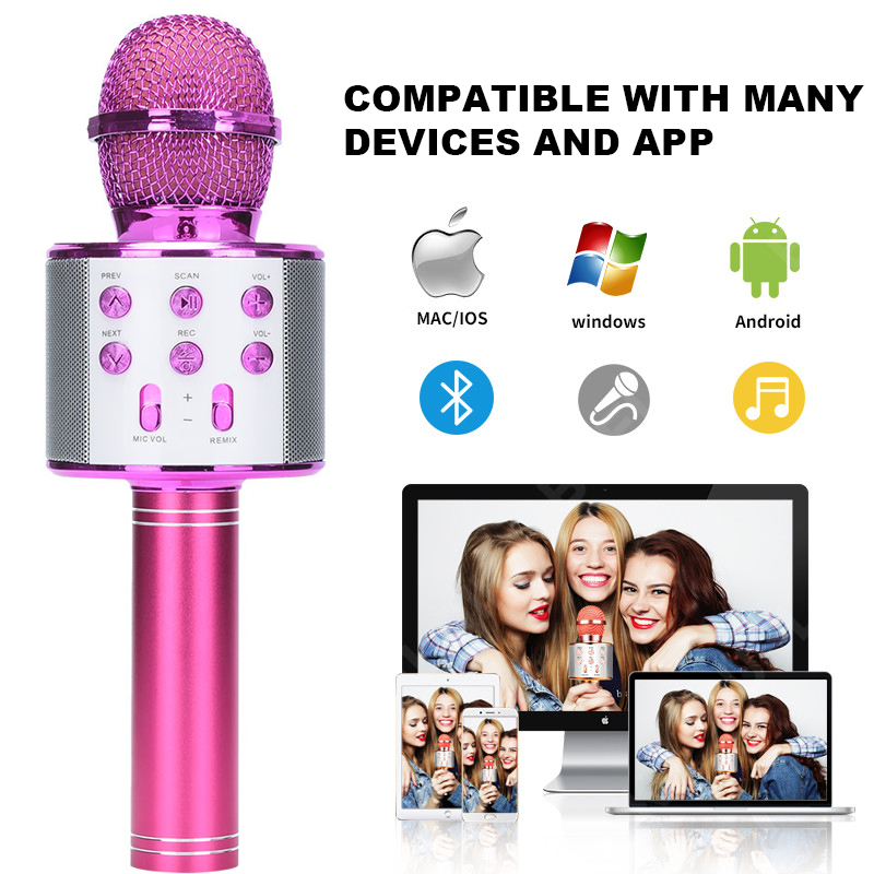 KIDWILL Wireless Bluetooth Karaoke 