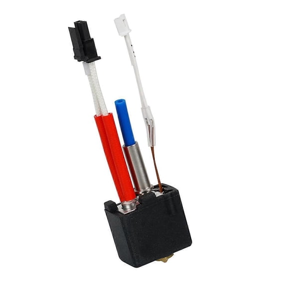 For ANYCUBIC Kobra 2 Hotend Brass Hardened Steel Nozzle Heating Rod