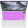 thumbnail image 7 of IBENZER Compatible with 2025 2024 2023 2022 MacBook Air 13 inch case M4 A3240 M3 A3113 M2 A2681, Hard Shell Case & Keyboard Cover & Screen Film & Type-C Adapter for Mac Air 13.6, Purple, 7 of 7