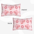 thumbnail image 2 of Balery Pigs Head And Donuts Bedding Queen Pillow Cases - Envelope Closure - Soft Brushed Microfiber Fabric - Shrinkage and Fade Resistant Pillow Cases-20"x30", 2 of 6