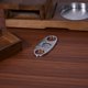 thumbnail image 3 of Cenicero para cigarros Posavasos Bandeja de vidrio para whisky y bandeja de ceniza de madera con cortador de cigarros, incluye cajón y ranura para cigarros Ceniceros para el hogar y la ofici, 3 of 5