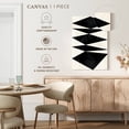 thumbnail image 5 of Elephant Stock Abstracta Wall Art - Vertical Canvas Wall Art - Living Room Wall Decor - Abstract Canvas - Black And White Decor By Kubistika - 8" x 12", 5 of 8