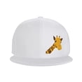 thumbnail image 2 of ZICANCN Giraffe Nature Baseball Caps, Trucker Hats for Men And Women, Adjustable Breathable Flat Caps, White, 2 of 8