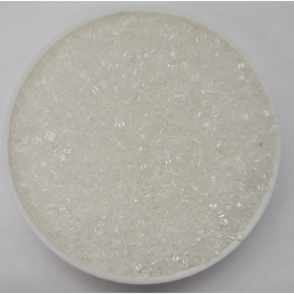 White Coarse Sanding Sugar Edible Party Sprinkles 4oz