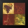 thumbnail image 2 of Gorham, Gregory 15x15 Black Modern Framed Museum Art Print Titled - Wine Collage II, 2 of 5