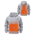 thumbnail image 2 of kamemir Heated Hoodies for Men Women Lightweight Warm USB Powered Electric Outdoor Sweatshirts Jackets for Fishing Camping Unisex(Grey,3XL), 2 of 3